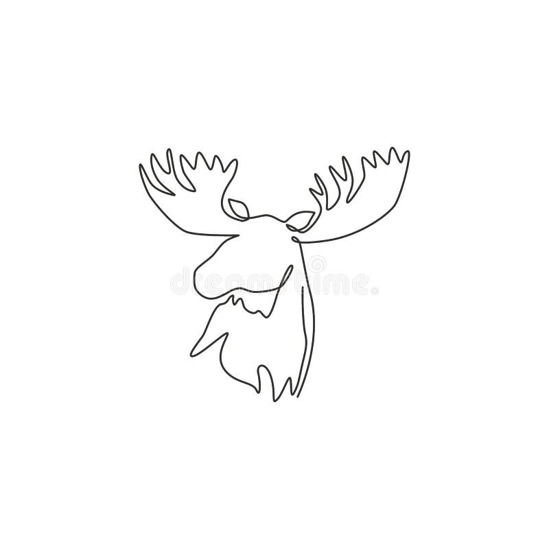 Moose Head Drawing Stock Illustrations – 2,889 Moose Head Drawing Stock  Illustrations, Vectors & Clipart - Dreamstime
