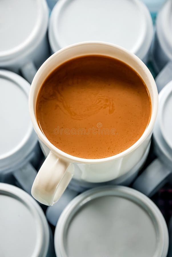One cup of coffee stock image. Image of cappuccino, coffee 35937193