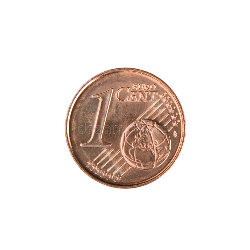 One Cent Euro coin stock photo. Image of view, balances 12788080