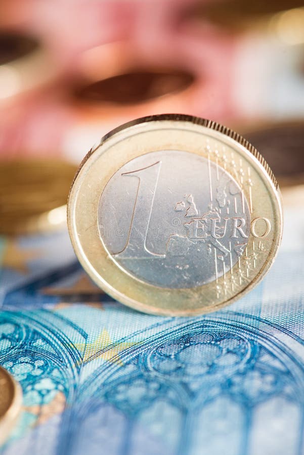 Euro coin stock photo. Image of finance, debt, property - 14400224