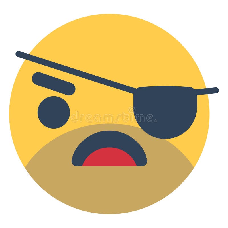 One Eye Smiley Vector Icon Fully Editable Stock Vector Illustration