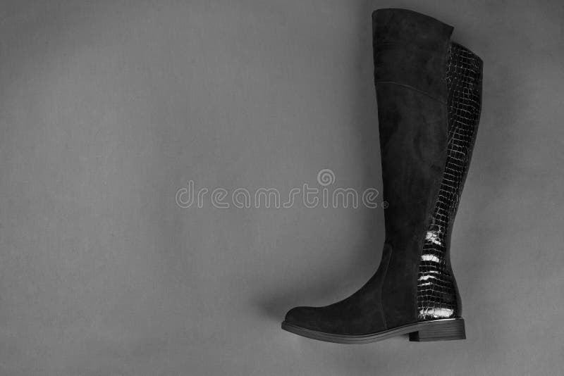 One female boot stock photo. Image of lady, brown, black - 153039232