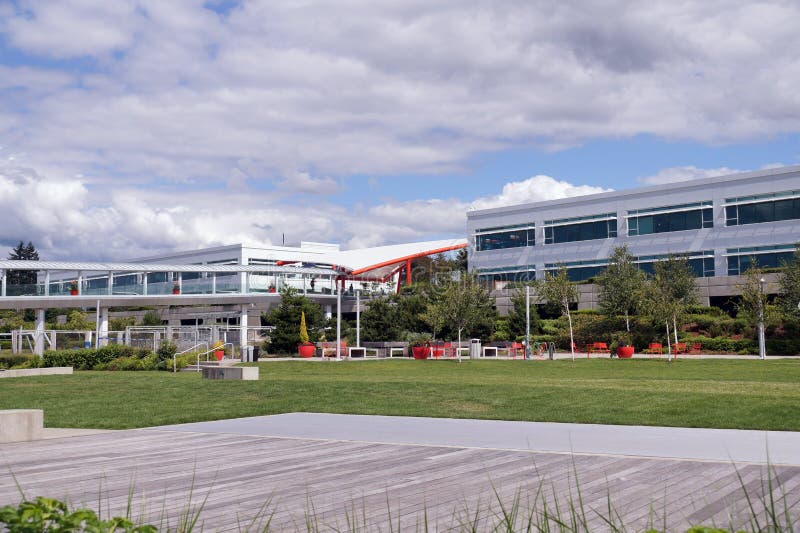 One of the Google corporation buildings. Kirkland, Washington state. USA. August 2019 royalty free stock image
