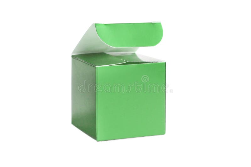 One green box stock image. Image of branding, product 133839155