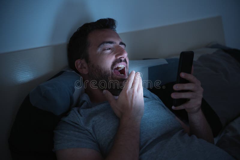 Wife texting another man late at night