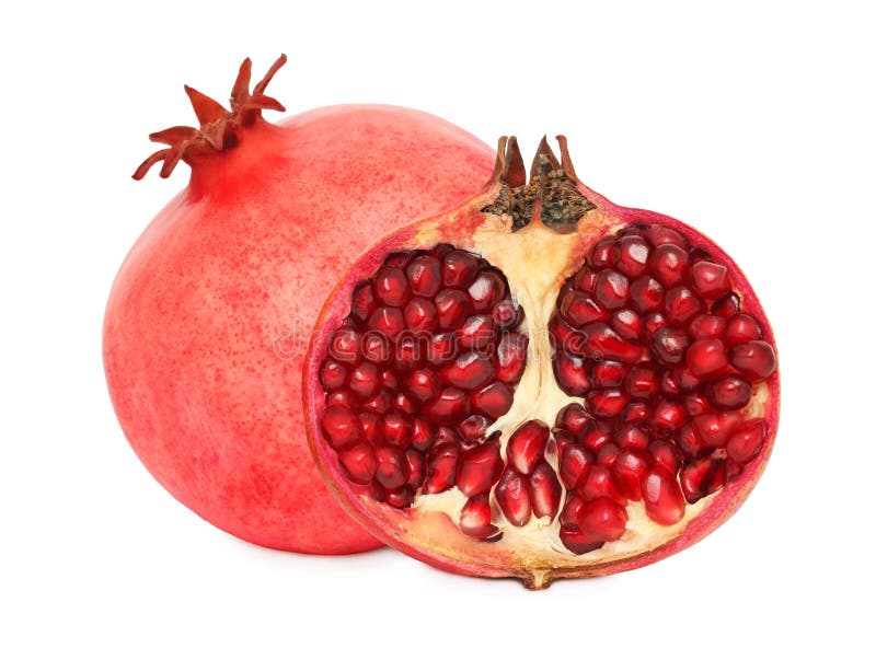 One and a half pomegranate () royalty free stock images One and a half pomegranate () royalty free stock images