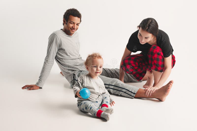 One happy family stock image. Image of family, cute - 105460019