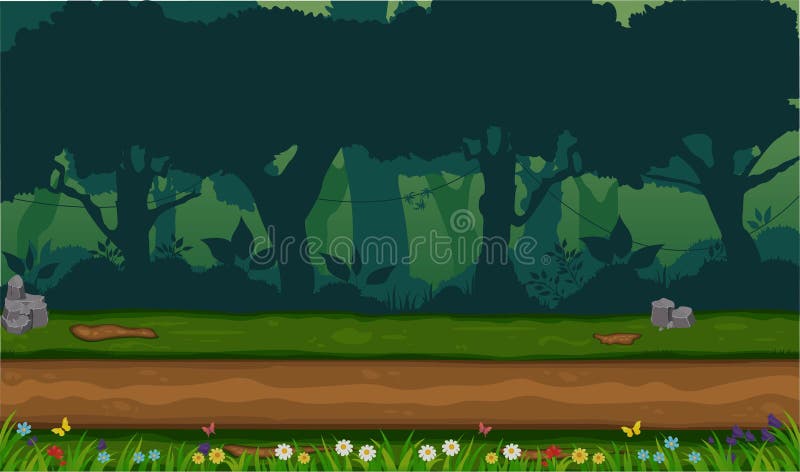 2d game art, natural landscape for games, mobile applications and  computers, game background vector illustration. 15942307 Vector Art at  Vecteezy