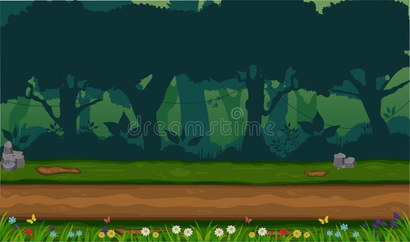 2d game art, natural landscape for games, mobile applications and  computers, game background vector illustration. 15942311 Vector Art at  Vecteezy