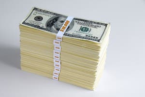 One Hundred Thousand Dollars Stock Photo Image Of Currency Business 