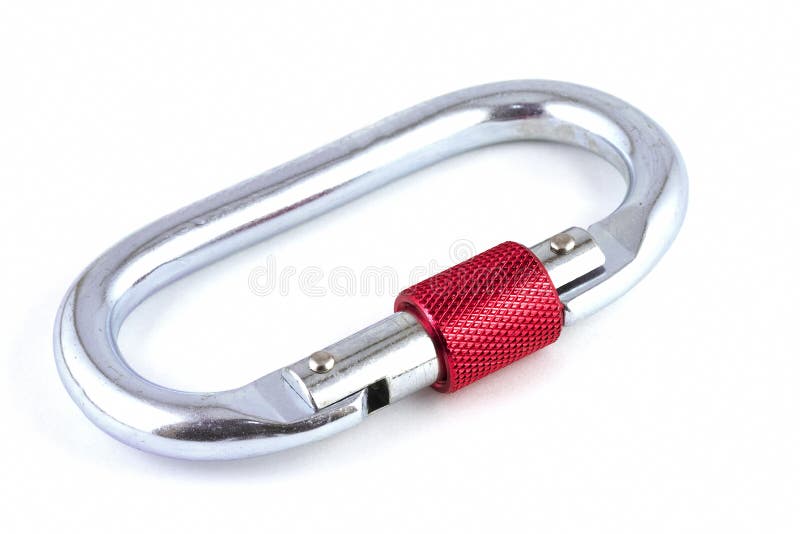 One karabiner royalty free stock photography