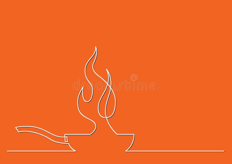 Fire Safety Continuous Line Drawing Stock Illustrations 97 Fire
