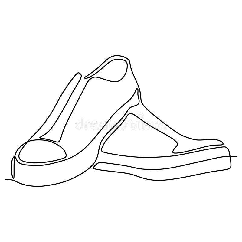 Line Drawing Shoes Stock Illustrations – 4,465 Line Drawing Shoes Stock ...