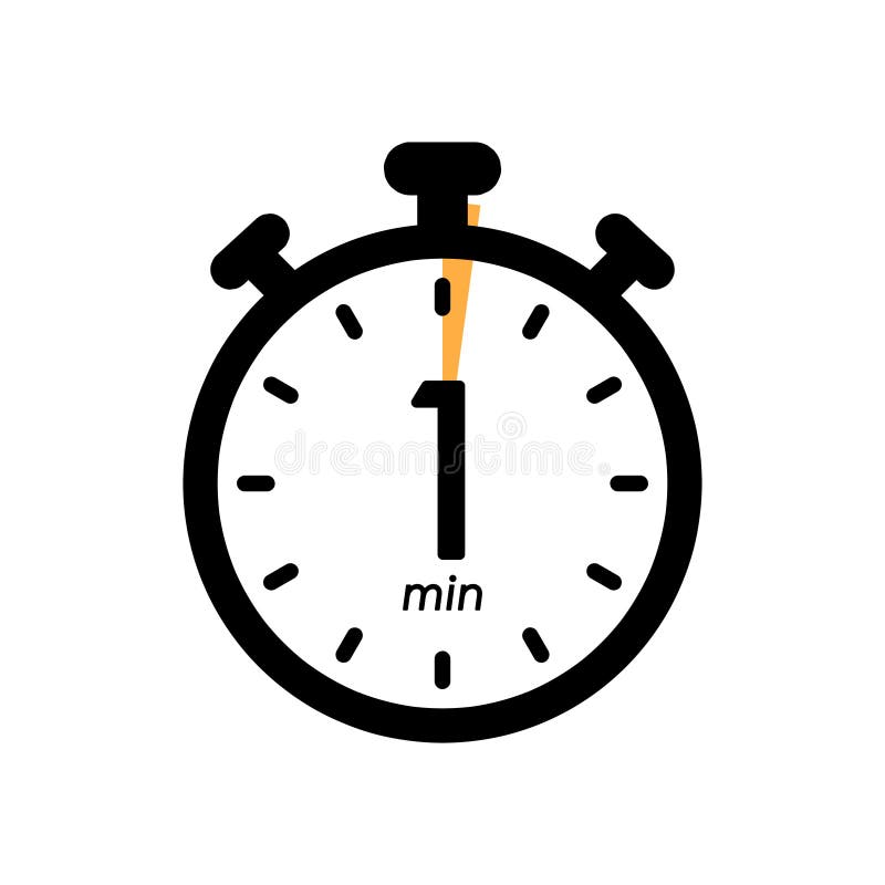 Minute Stopwatch Icon Cartoon Vector Timer Clock Stock Vector Minute Stopwatch Icon Cartoon Vector Timer Clock Stock Vector