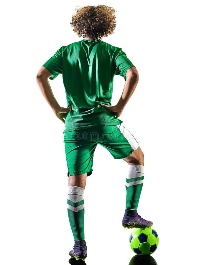 Soccer Player Man Isolated Stock Photo - Download Image Now