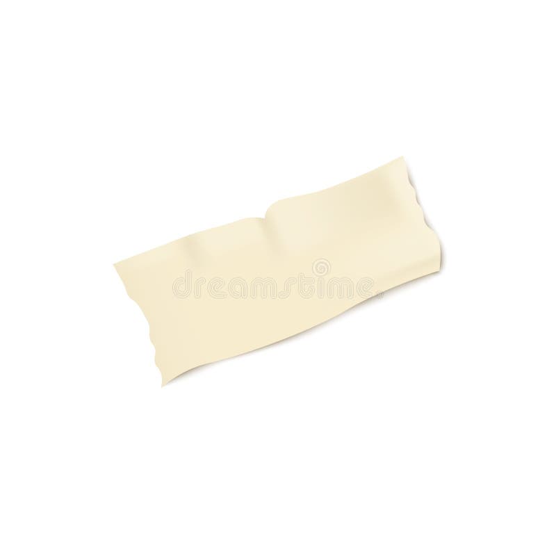 Beige adhesive or masking tape piece with torn edge realistic style on  transparent background PNG - Similar PNG