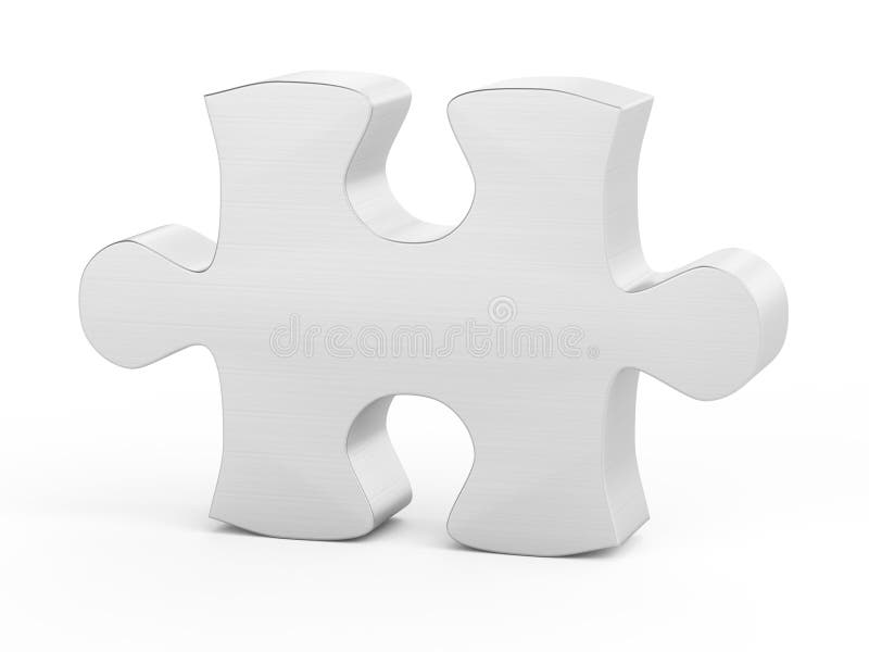 blue earth of puzzle with one piece missing, isolated white background, 3d  image, Stock image