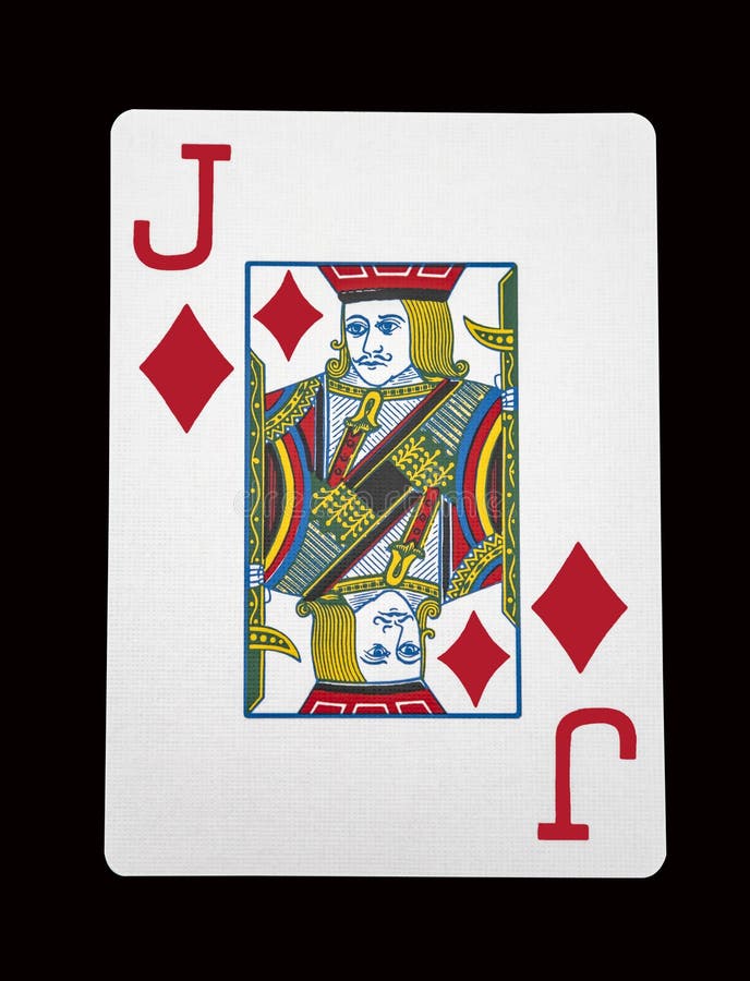 Three Playing Cards: King, Queen and Jack of Diamonds. Stock Image - Image  of game, diamonds: 141008989