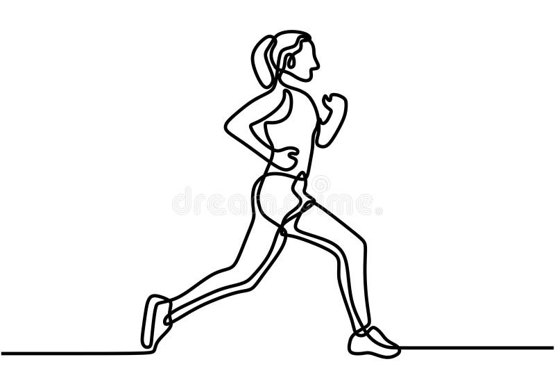 male runner sketch illustration Stock Vector Image  Art  Alamy