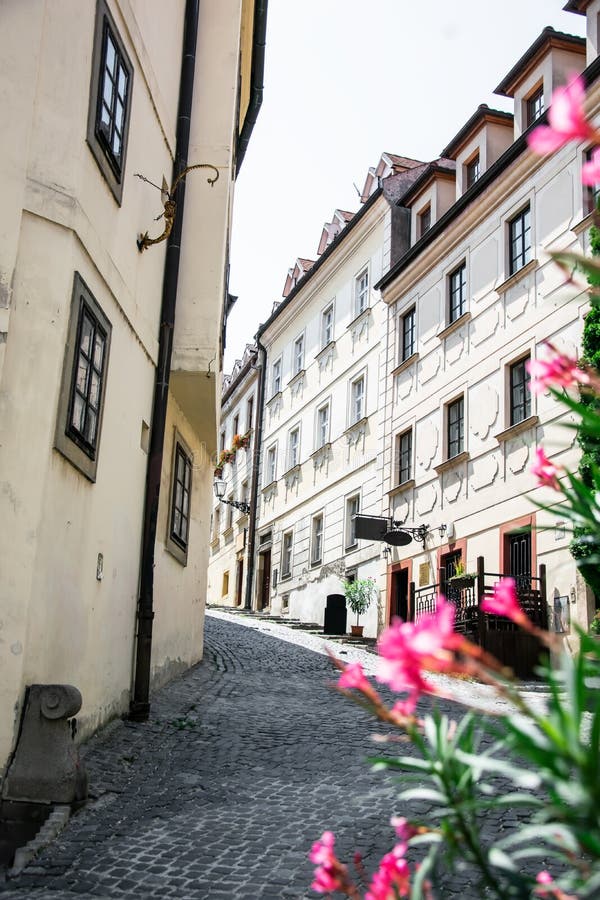 Jedna z ulic starého města Bratislavy, Slovensko