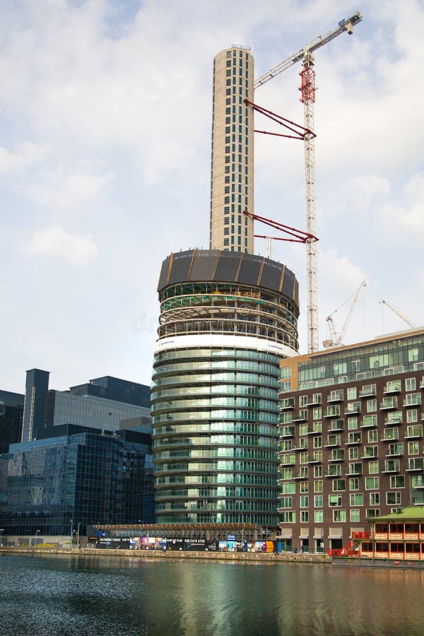 One of the Tallest Apartment Buildings in London in Construction