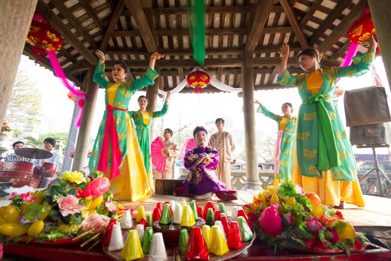 One of the Traditional Festivals in Vietnam Editorial Image Image of