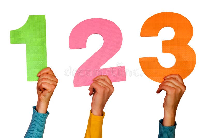 Numbers One,Two Three Image & Photo (Free Trial)