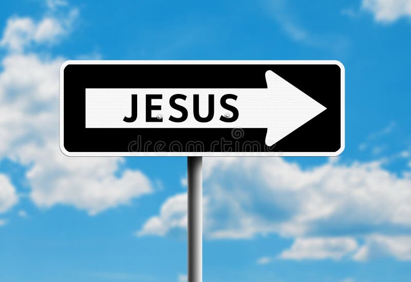 one-way jesus бесплатная иллюстрация one-way jesus бесплатная иллюстрация