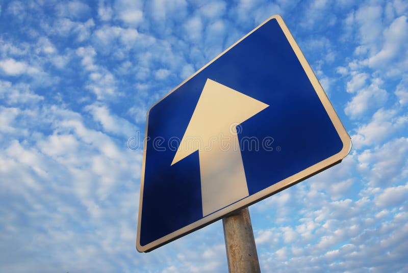 One way sign