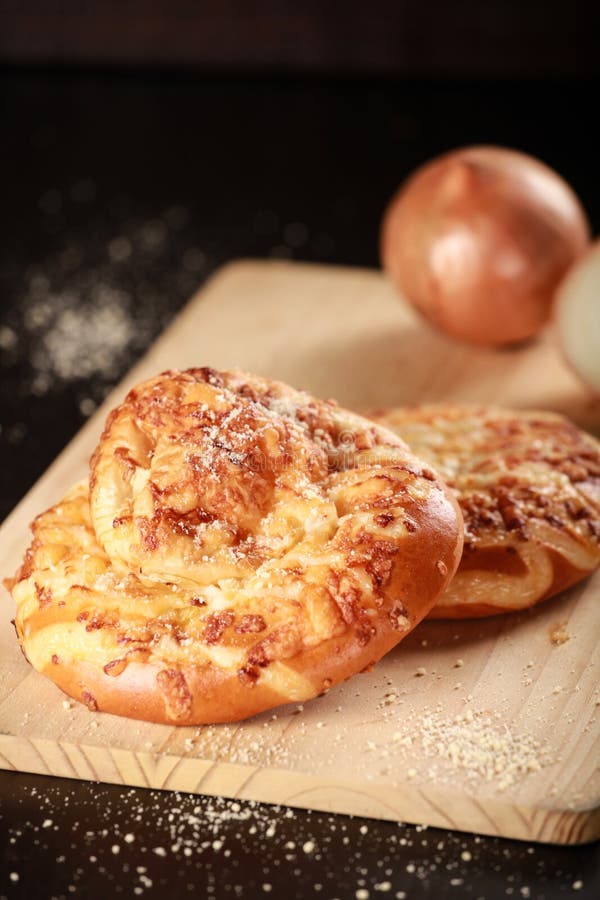 Onion cheese bun stock image. Image of burger, dark, cheddar 87374763