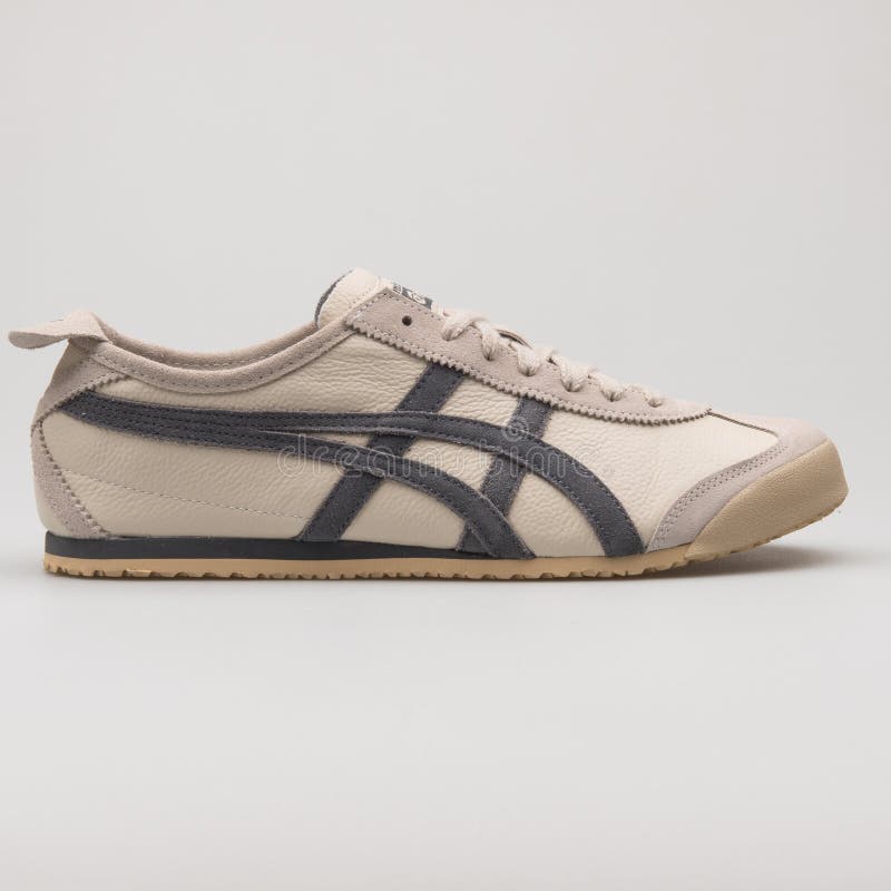 Onitsuka Tiger Mexico 66 VIN Beige and Grey Sneaker Editorial Stock ...