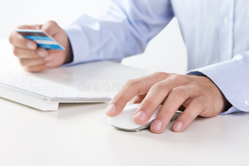 Online-betalning arkivbild Online-betalning arkivbild