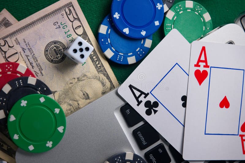 Online Casino, Poker. Background for Business Online Games, Poker,  Blackjack Game. Online Card Games Stock Photo - Image of addicted, gaming:  170149888