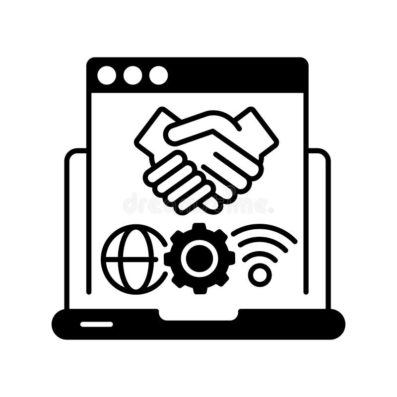 images Collaboration Icon Black And White dreamstime com