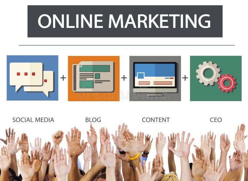 Online Marketing het Doelconcept van de Bedrijfsinhoudsstrategie royalty-vrije stock fotografie Online Marketing het Doelconcept van de Bedrijfsinhoudsstrategie royalty-vrije stock fotografie