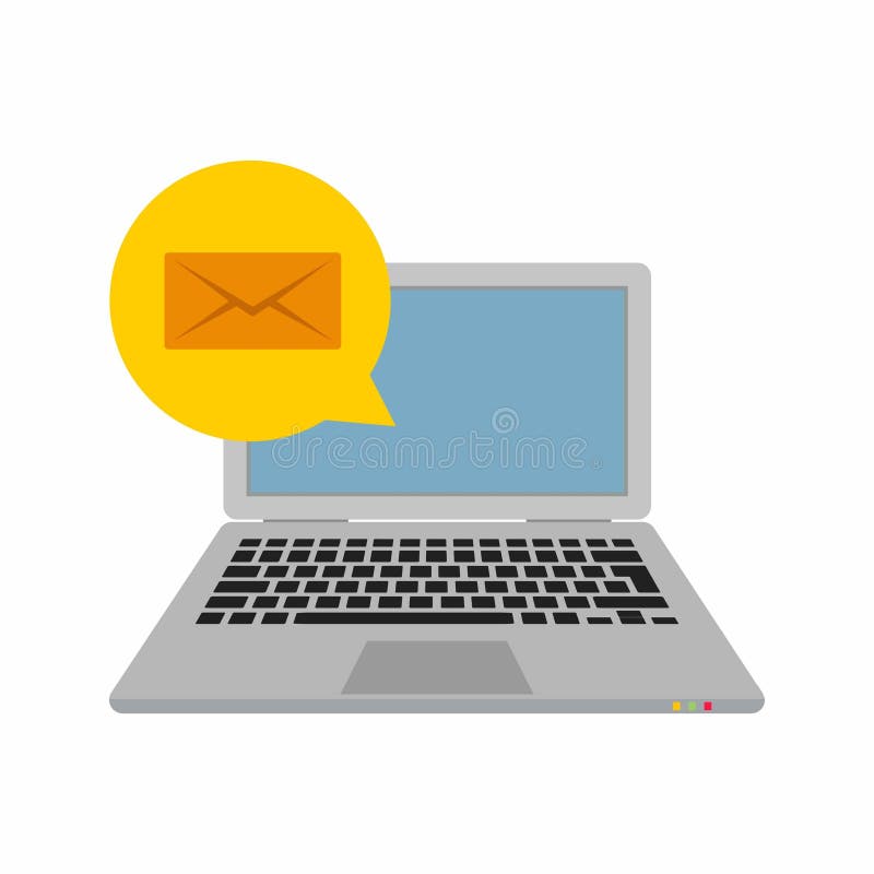 Online Messaging icon vector image. Suitable for mobile apps, web apps and print media.