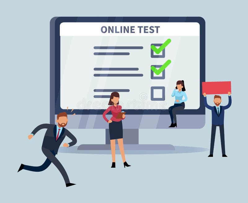 Online onderzoek Smartphone-laptop de onderzoeken van Internet ui apps koppelen met klant en van bureaumensen groepsconcept terug royalty-vrije illustratie Online onderzoek Smartphone-laptop de onderzoeken van Internet ui apps koppelen met klant en van bureaumensen groepsconcept terug royalty-vrije illustratie