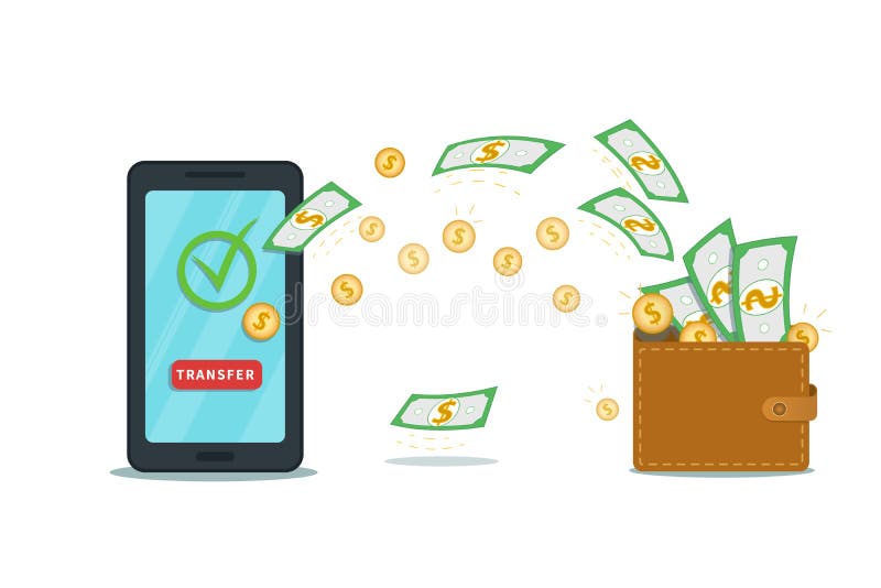 Online Money Transfer To Bank Account With Mobile Wallet App Savings