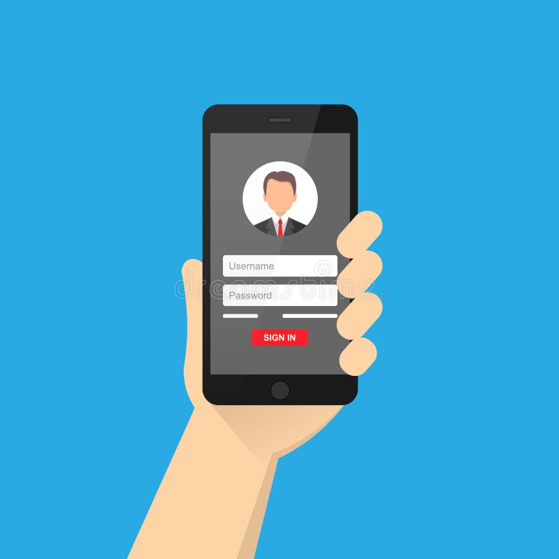 Online Registration Form. Login Form, Login Page, Opened in a 