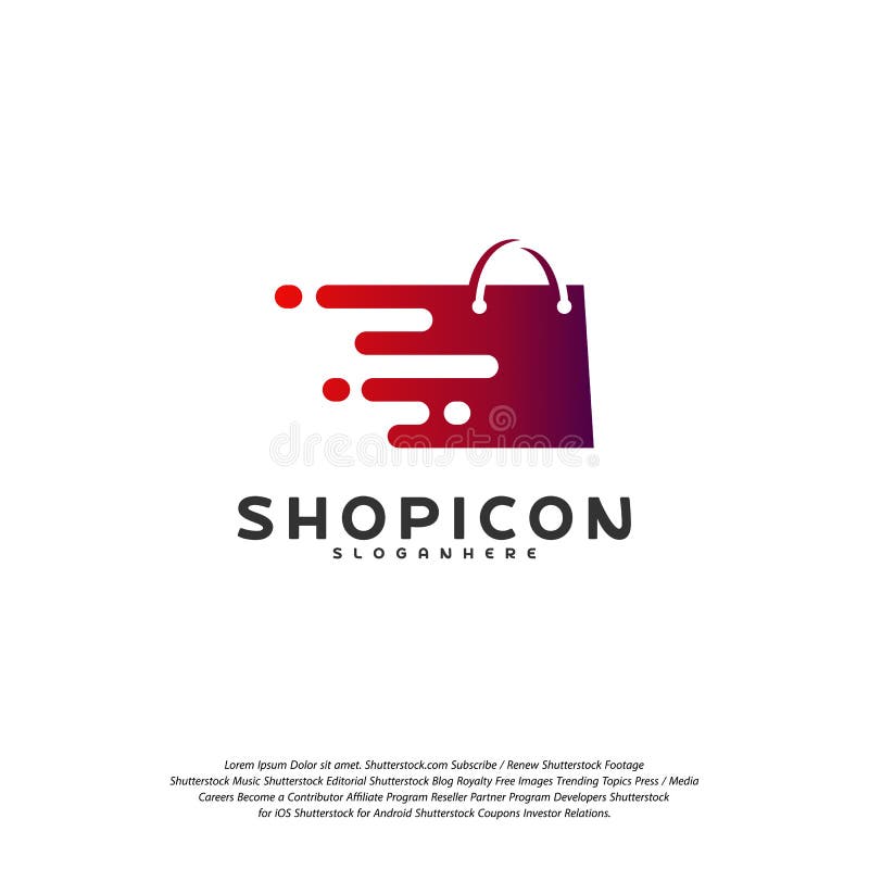 Online Shop Store Market Logo Template Design Vector, Pixel Shop ...