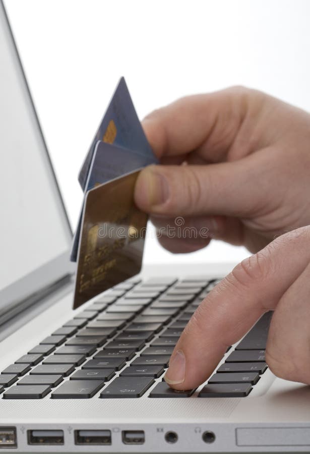 Online shopping with credit card