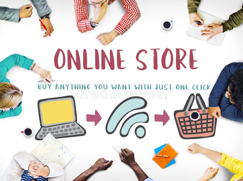 Online Shopping  Shop Concept Stock Image Image of