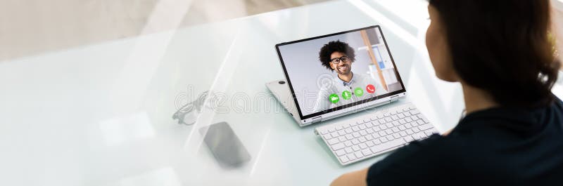 Online Video Conference Interview Call