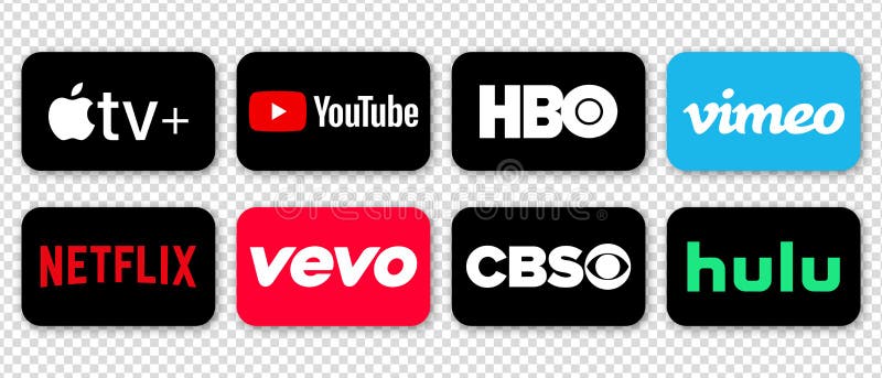 Netflix VS YOUTUBE Logo Editorial Vector Editorial Photo - Illustration ...