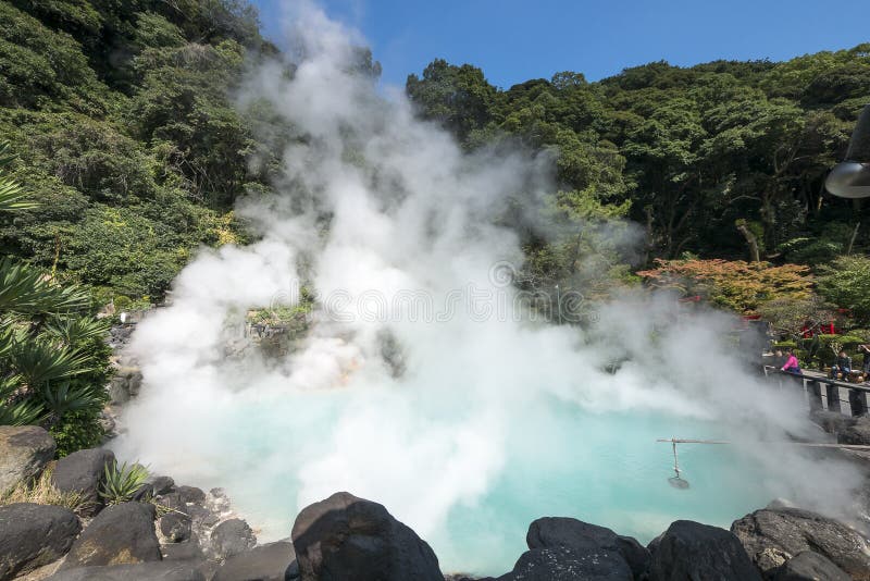 Onsen à Beppu, Oita, Japon image stock Onsen à Beppu, Oita, Japon image stock