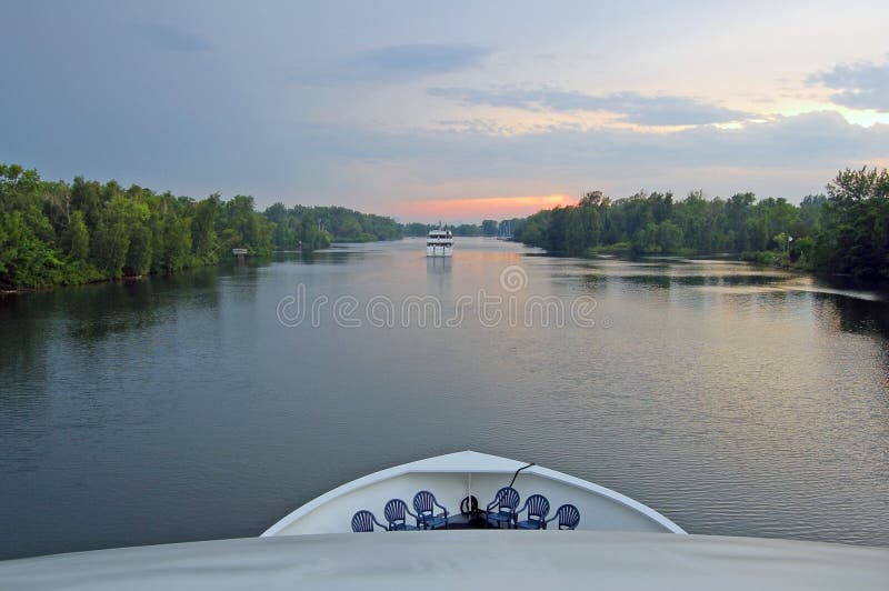 Ontario lake cruise stock image. Image of water, canal 5762773