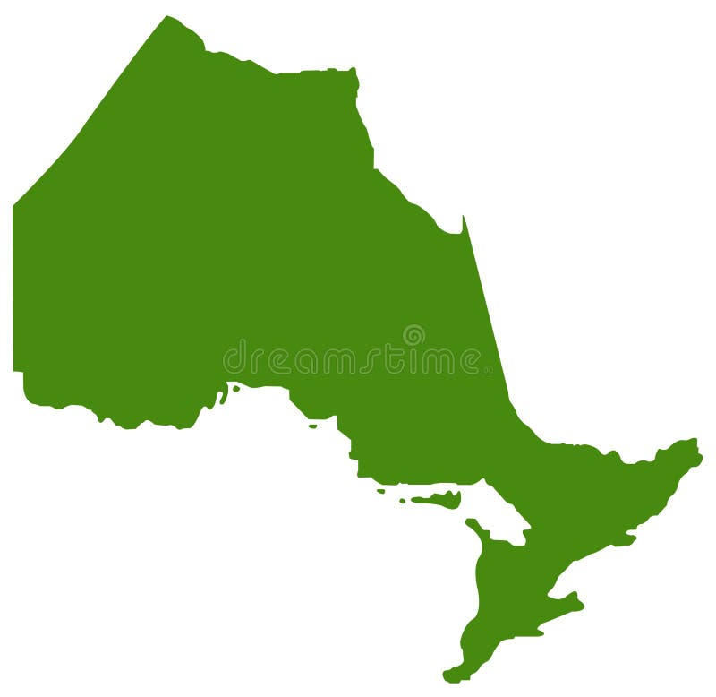 Ontario översikt - landskap som lokaliseras i öst-centralen Kanada royaltyfri illustrationer Ontario översikt - landskap som lokaliseras i öst-centralen Kanada royaltyfri illustrationer
