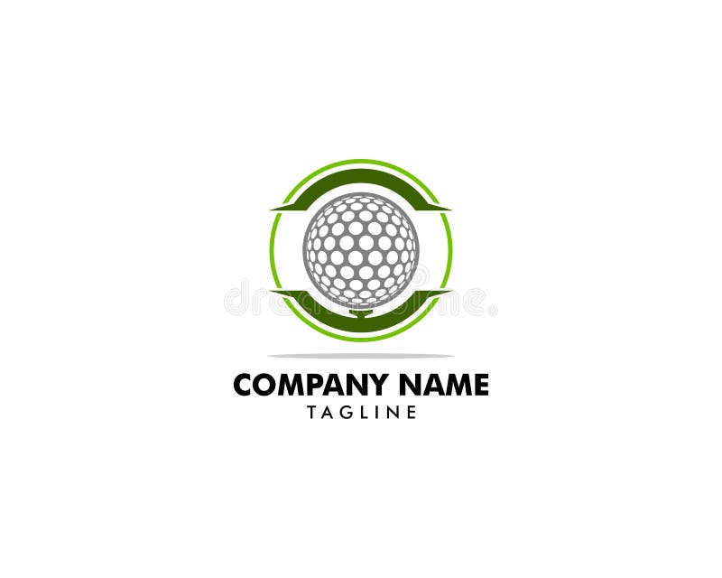 Ontwerp van het de illustratiepictogram van golflogo template het vector royalty-vrije illustratie Ontwerp van het de illustratiepictogram van golflogo template het vector royalty-vrije illustratie