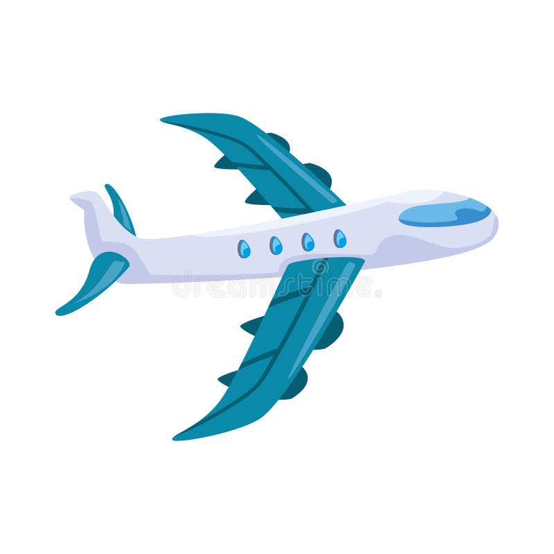 Ontwerp van het vliegpictogram royalty-vrije illustratie