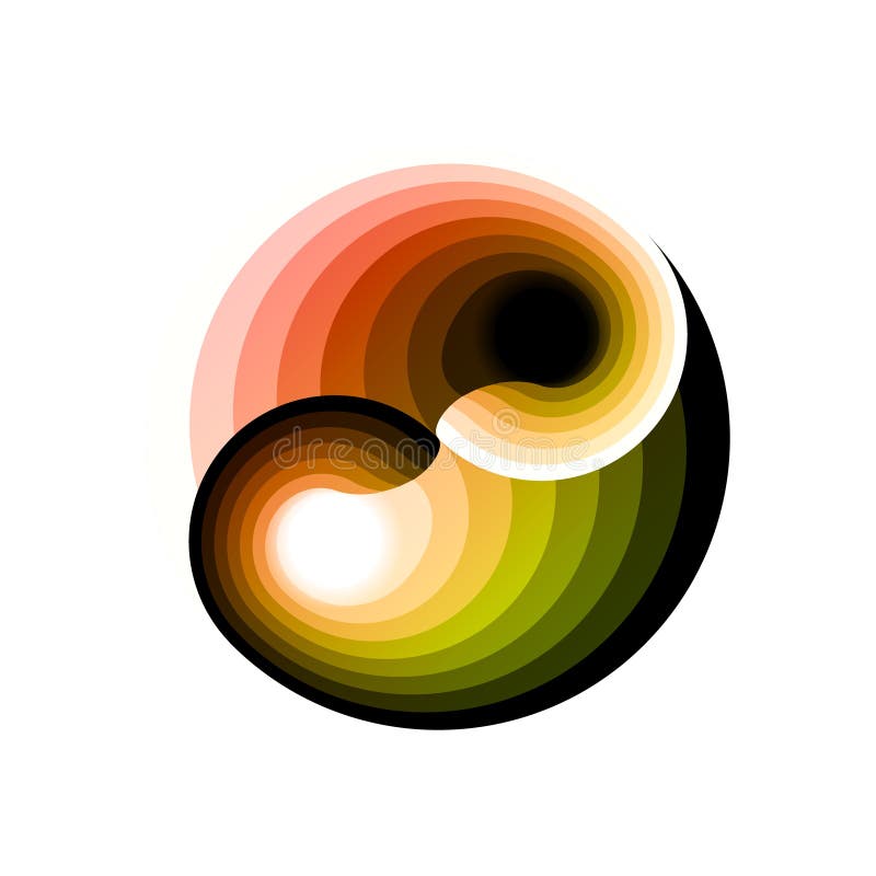Ontwerp veelkleurig symbool yin-Yang Digitale elektronisch, disco trans ijlt abstractie Ge?soleerdee vectorillustratie Creatieve royalty-vrije illustratie Ontwerp veelkleurig symbool yin-Yang Digitale elektronisch, disco trans ijlt abstractie Ge?soleerdee vectorillustratie Creatieve royalty-vrije illustratie